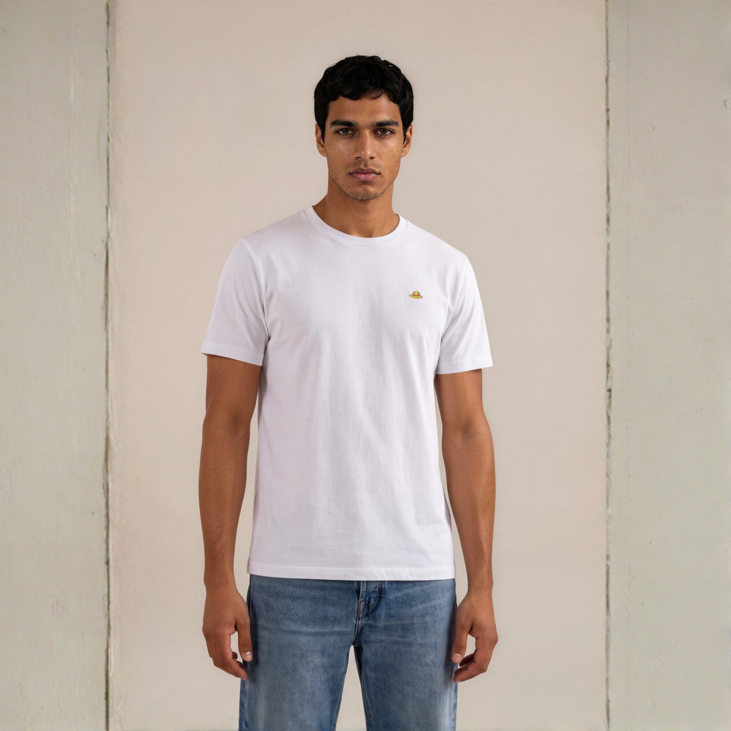 Mugiwara No Camiseta - Blanco (Marfil)